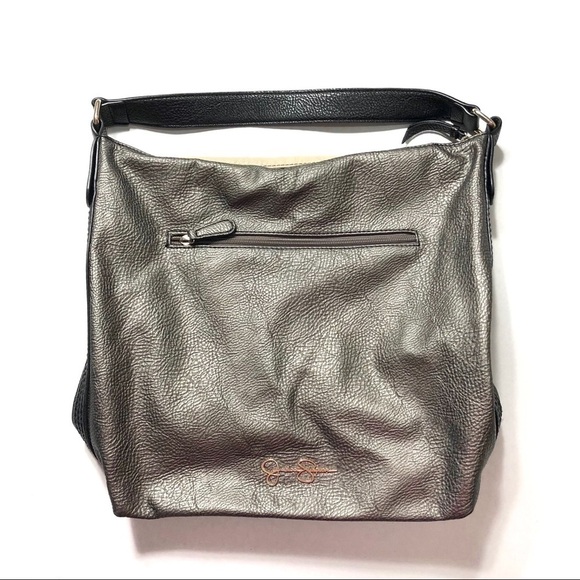 Jessica Simpson Colorblock Shoulder Bag Leather Purse - Picture 1 of 8